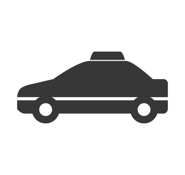 Ikona taxíku. Návrh veřejné služby. Vektorová grafika — Stockový vektor