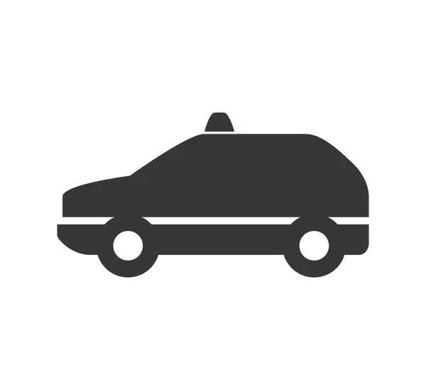 Taxifahrer-Ikone. Gestaltung öffentlicher Dienstleistungen. Vektorgrafik — Stockvektor