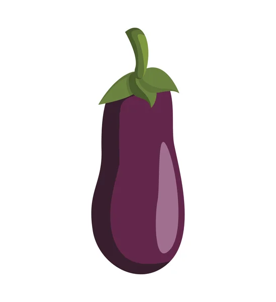 Eggplant icon. Organic and Healthy food. Vector graphic — Stock Vector