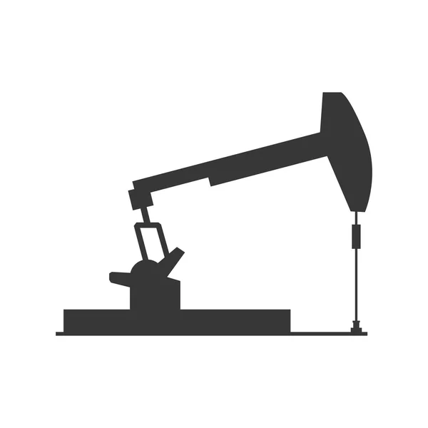 Ölpumpen-Symbol. Ölindustrie-Konzept. Vektorgrafik — Stockvektor