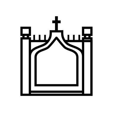 Tower bridge simgesini. Birleşik Krallık tasarım. Vektör grafiği