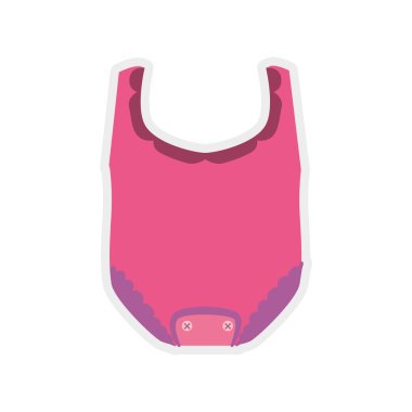 Bez simgesi. Bebek kavramı. Vektör grafiği