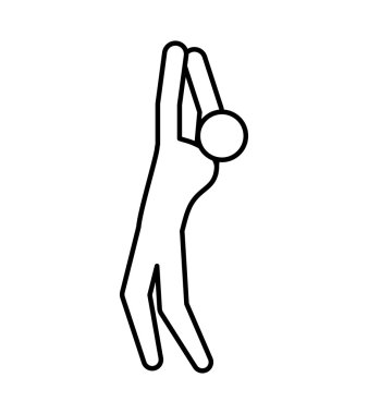 Sembol simge. Spor kavram. Vektör grafiği