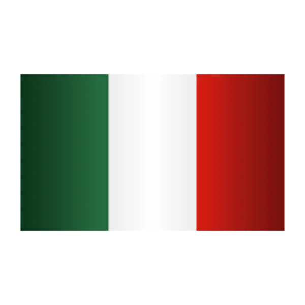 Flaggensymbol. italienisches Design. Vektorgrafik — Stockvektor