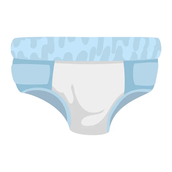 Diaper icon. Baby concept. Vector graphic — Stock Vector