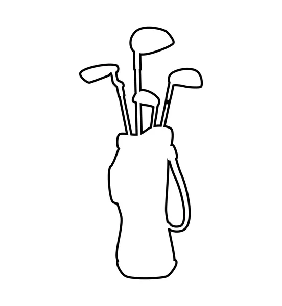 Golf club ikon. Sport koncept. Vektorgrafik — Stock vektor