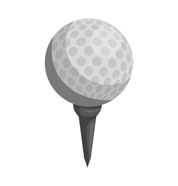 Golf ball ikon. Sport koncept. Vektorgrafik — Stock vektor