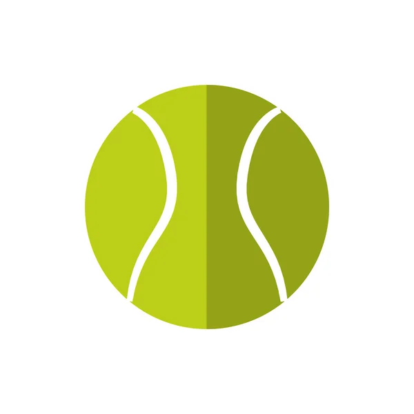 Tennisball-Ikone. Sportkonzept. Vektorgrafik — Stockvektor