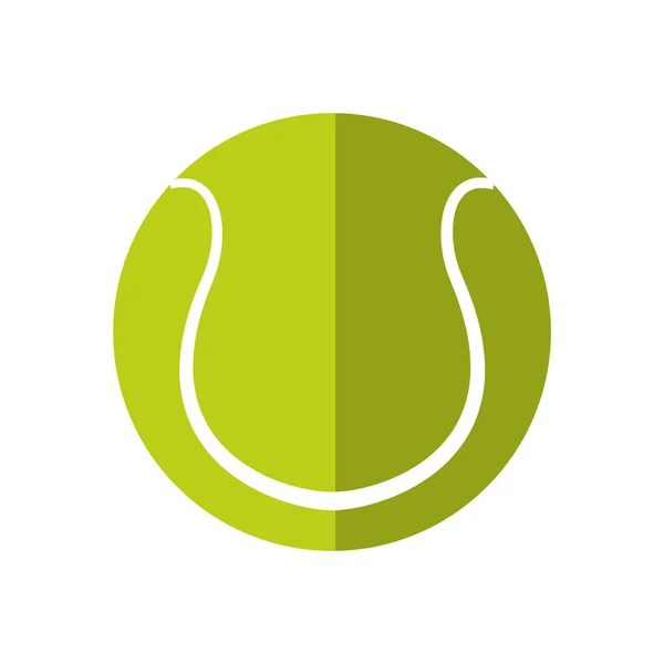 Tennisball-Ikone. Sportkonzept. Vektorgrafik — Stockvektor