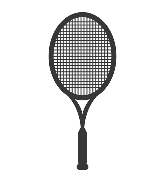 Raquette de tennis icône. Concept sportif. Graphique vectoriel — Image vectorielle