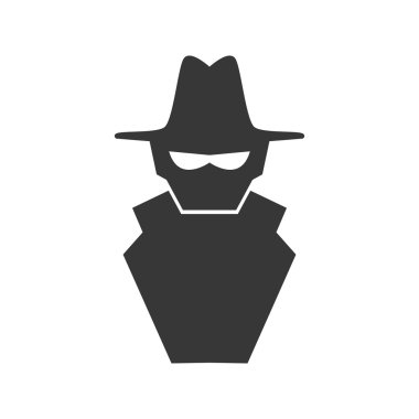 Asma kilit simgesi. Güvenlik ve Koruma bakımı. Vektör grafiği