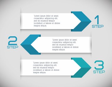 Bilgi grafiği simgesi. Adım tasarımı. Vektör grafiği