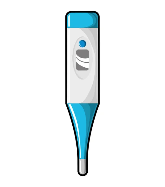 Thermometer icoon. Medische en gezondheidszorg. Vectorafbeelding — Stockvector