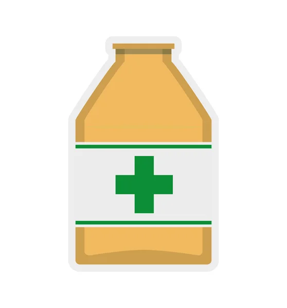 Medicine jar icon. Medical and Health care. Vector graphic — Stock Vector