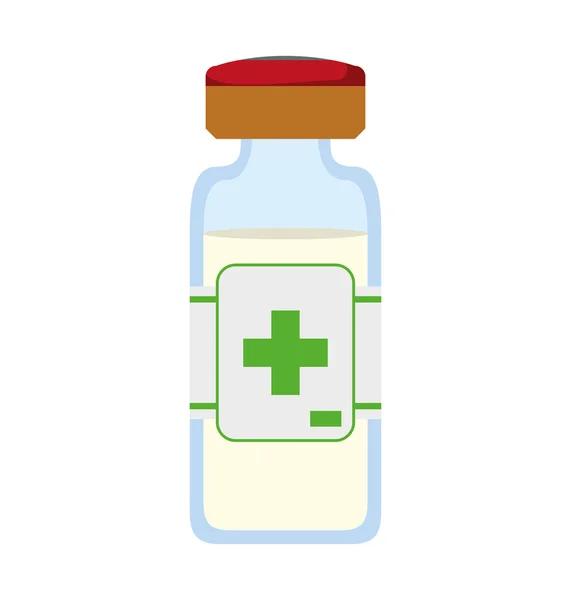 Geneeskunde jar pictogram. Medische en gezondheidszorg. Vectorafbeelding — Stockvector