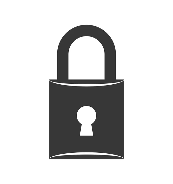 Padlock icon. Security and Protection care. Vector graphic — Stock Vector