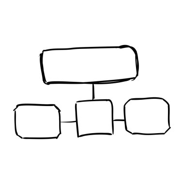 Kavramsal harita. Infographic tasarım. Vektör grafiği