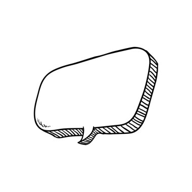 Balonu simgesinin. İletişim tasarımı. vektör grafiği