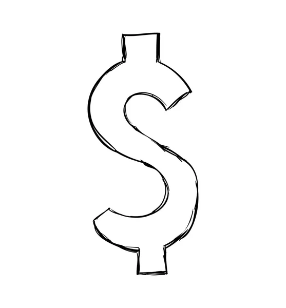 Ikona znak. Projekt pieniądze. Grafika wektorowa — Wektor stockowy