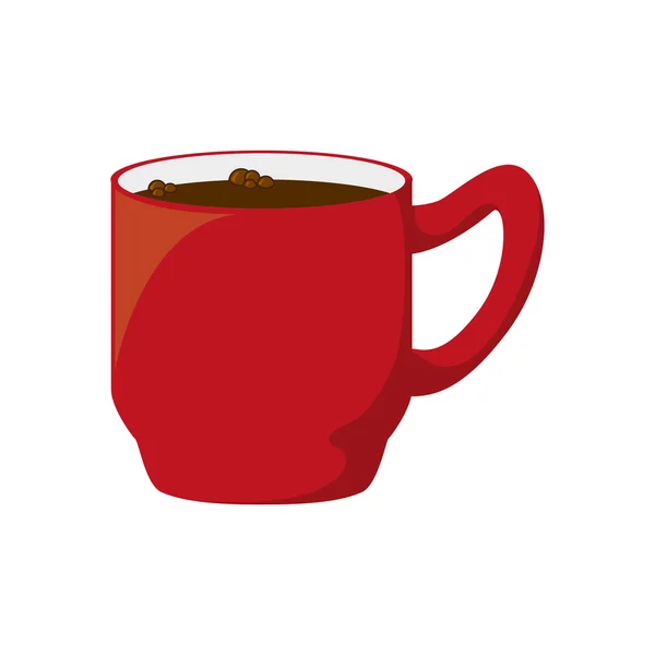 Tasse à café icône. Buvez design. Graphique vectoriel — Image vectorielle