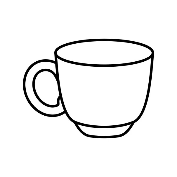 Kahve kupa simgesi. Tasarım iç. Vektör grafiği — Stok Vektör
