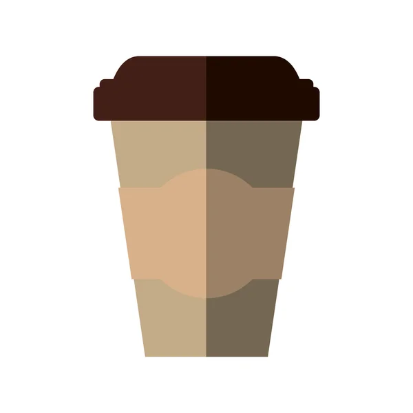 Ícone de caneca de café. Design de bebida. Gráfico vetorial — Vetor de Stock
