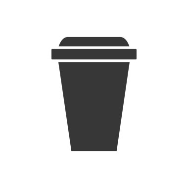 Kahve kupa simgesi. Tasarım iç. Vektör grafiği