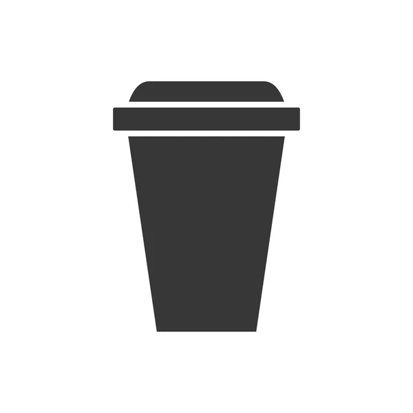 Ícone de caneca de café. Design de bebida. Gráfico vetorial — Vetor de Stock