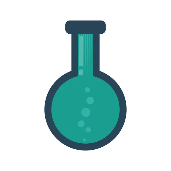 Flask icon. Science and chemistry design. Vector graphic — Stock Vector