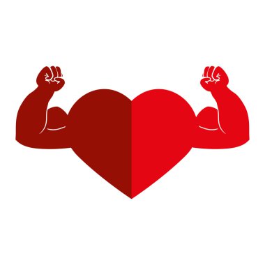 Ağırlık kaldırma simgesi. Vücut geliştirme tasarım. Vektör grafiği