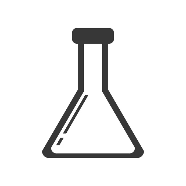Icono del frasco. Diseño de ciencia y química. Gráfico vectorial — Archivo Imágenes Vectoriales