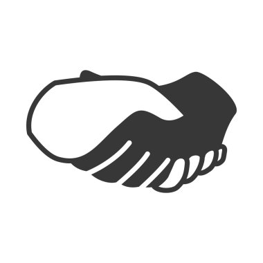 El sallamak simgesi. Tasarım yardımcı. Vektör grafiği