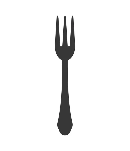 Icono de tenedor. Diseño de cubertería. gráfico vectorial — Vector de stock