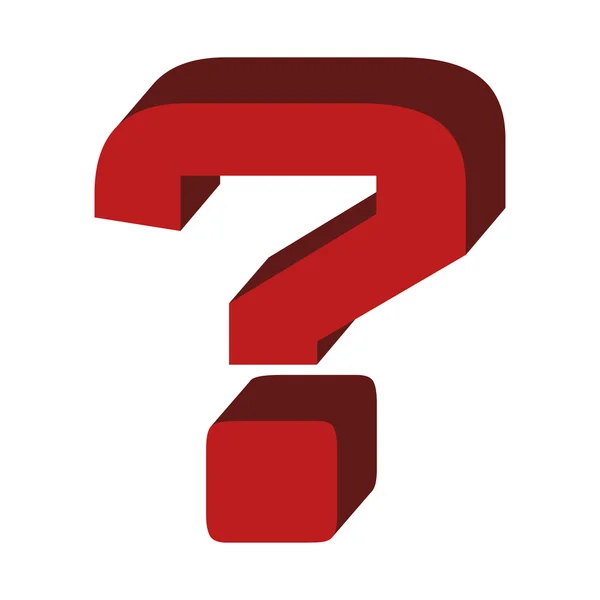 Question mark icon. Doubt design. Vector graphic — Stock Vector