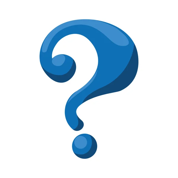 Question mark icon. Doubt design. Vector graphic — Stock Vector