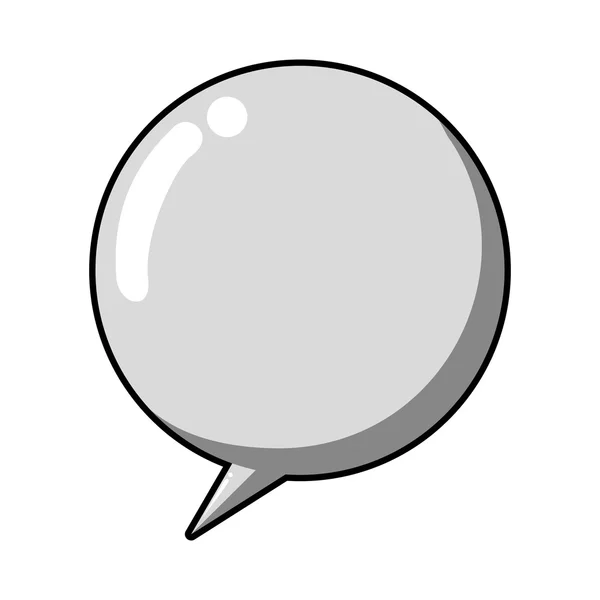 Icône bulle. Design de communication. graphique vectoriel — Image vectorielle