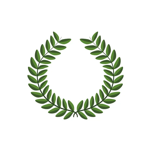 Wreath icon. Rustic design. Vector graphic — Stock Vector