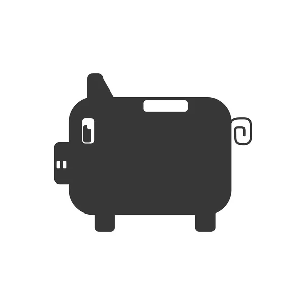 Schweinsteigers Symbol. Geld-Design. Vektorgrafik — Stockvektor