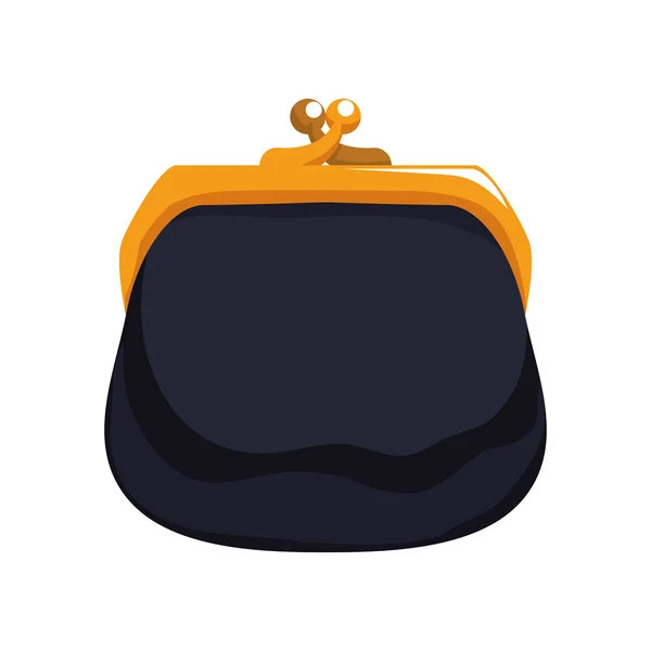 Coin purse pictogram. Geld ontwerp. Vectorafbeelding — Stockvector