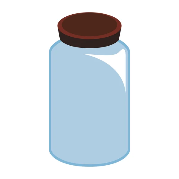 Jar icon. Mason design. Vector graphic — Stock Vector