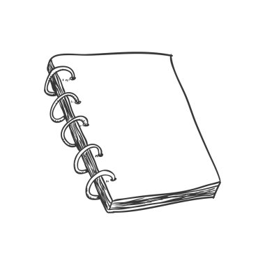 Kağıt simgesi. Not tasarım. Vektör grafiği