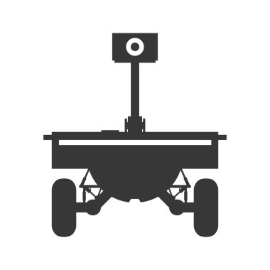 Kamera Robot simgesi. Makina Tasarımı. Vektör grafiği
