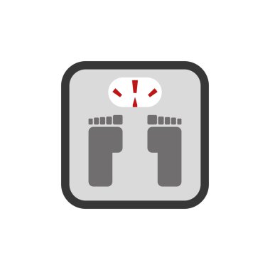 ağırlık simgesi. ölçek tasarım. vektör grafiği