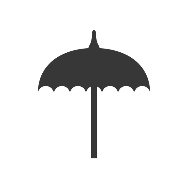 Umbrella silhouette icon. Object design. Vector graphic — Stock Vector