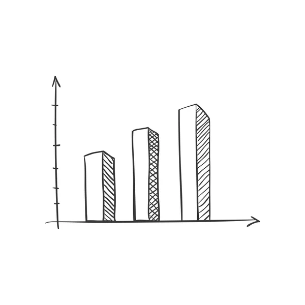 Icono de datos. Diseño infográfico. Gráfico vectorial — Vector de stock