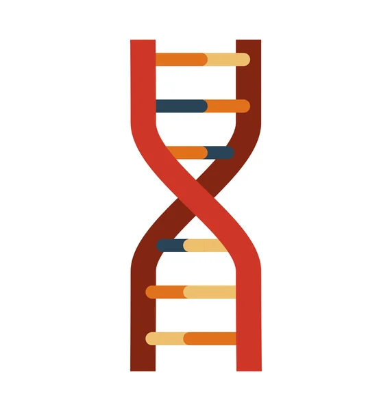 DNA simgesi. Bilim, biyoloji tasarım. Vektör grafiği — Stok Vektör