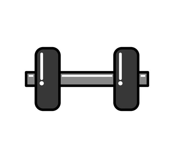 Metal Weight icon. weight lifting design. Vector graphic — Stock Vector