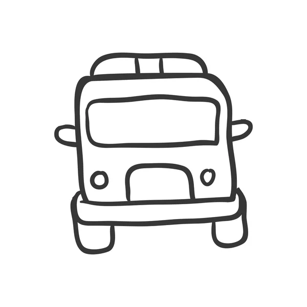 Krankenwagen-Symbol. medizinisches und medizinisches Design. Vektorgrafik — Stockvektor