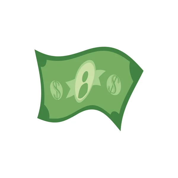 Banknotensymbol. Geld-Design. Vektorgrafik — Stockvektor