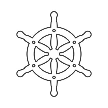 Tutturucu simgesini. Deniz yaşam tarzı tasarım. Vektör grafiği